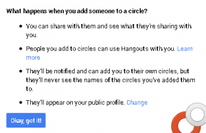 Add someone to a circle