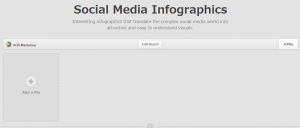 Social Media Infographics Board - Blank