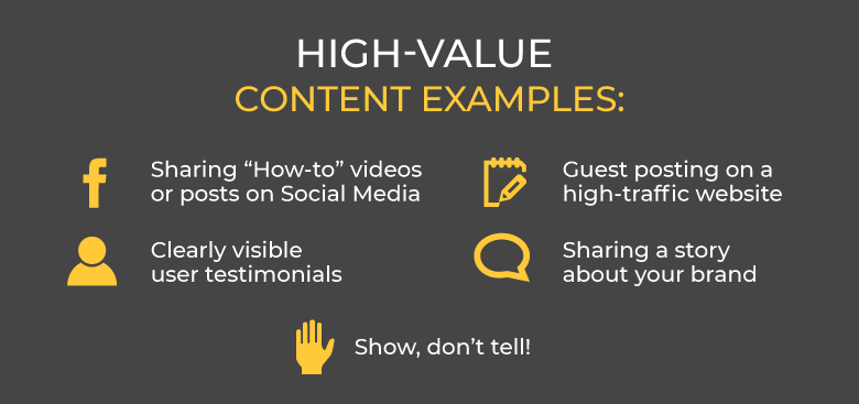 High Value Content Examples