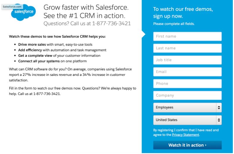 Salesforce Form