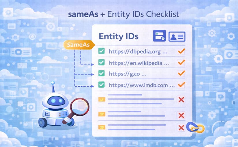 sameAs + Entity IDs Checklist
