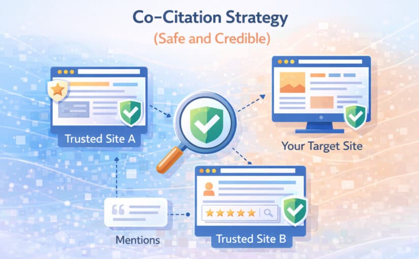 Image: Co-Citation Strategy (Safe and Credible)