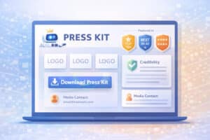 Image: As Seen In + Press Kit: Build an AI-Ready Proof Hub