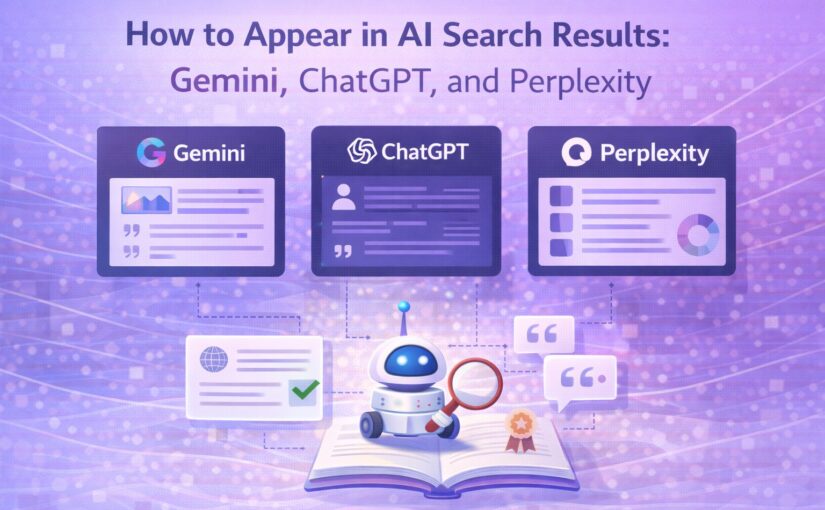 Image: How to Appear in AI Search Results: Gemini, ChatGPT, and Perplexity