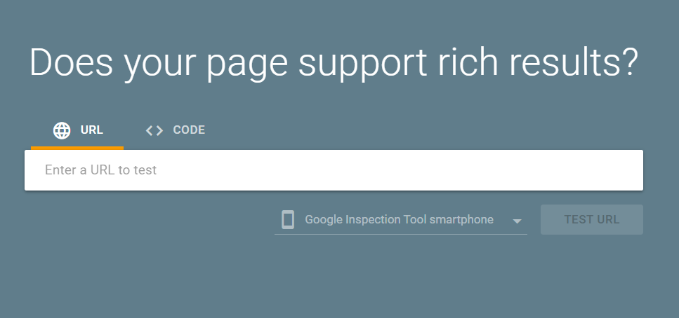 Image of the Google Rich Results Test