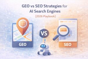 Image: GEO vs SEO Strategies for AI Search Engines (2026 Playbook)