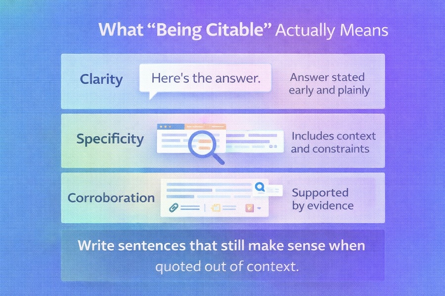 Visual guide to improving ChatGPT recommendations through entities and citations