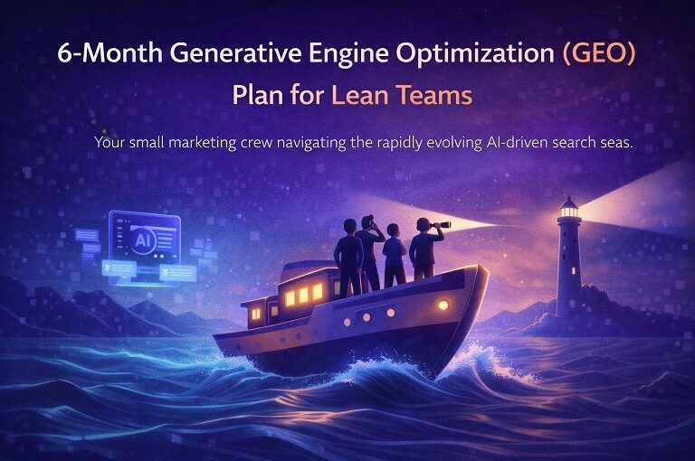 6-Month Generative Engine Optimization (GEO) Plan for Lean Teams