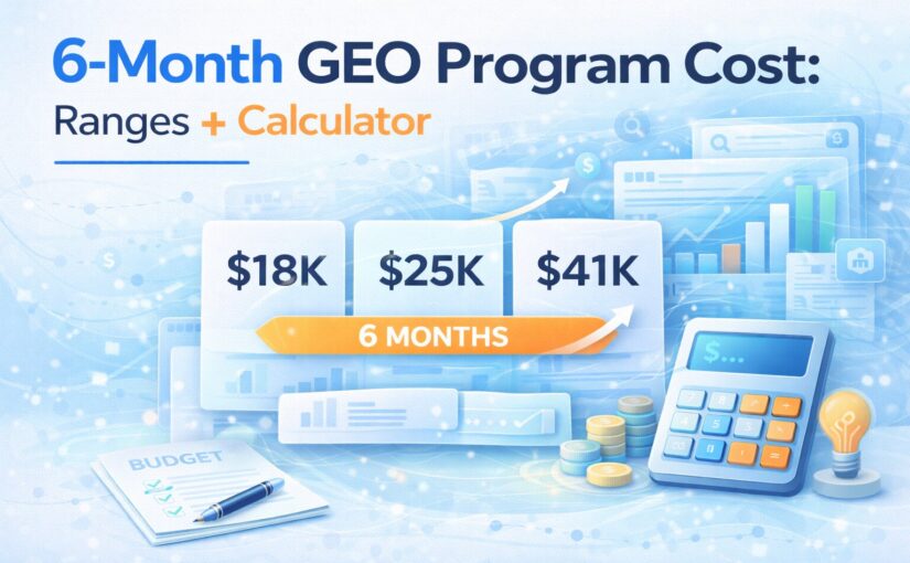 image: 6-Month GEO Program Cost Estimate