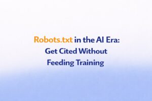 Image: Structured Data for AI Answers: Entity Hygiene & JSON-LD Patterns