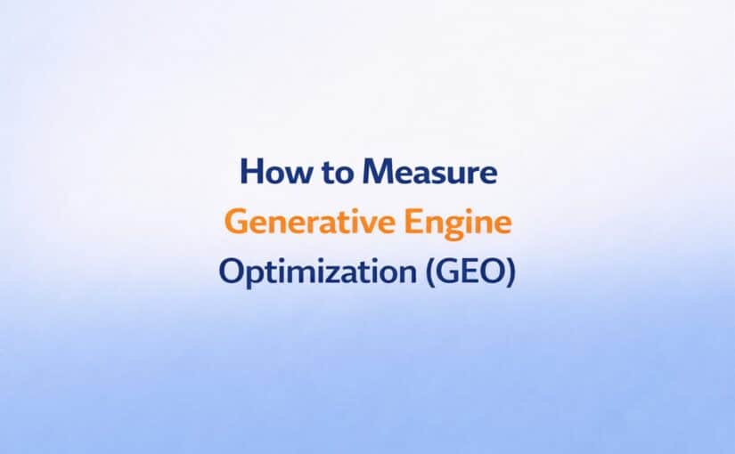 Image: Measure generative engine optimization