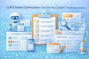 Image: LLM Citation Optimization Checklist (ChatGPT, Perplexity, Gemini)