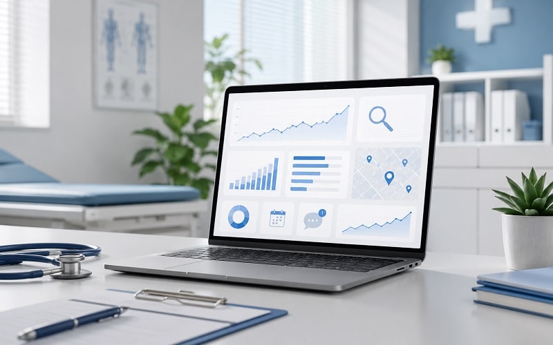 Google Ads for Doctors SEO Outline showing medical PPC strategy