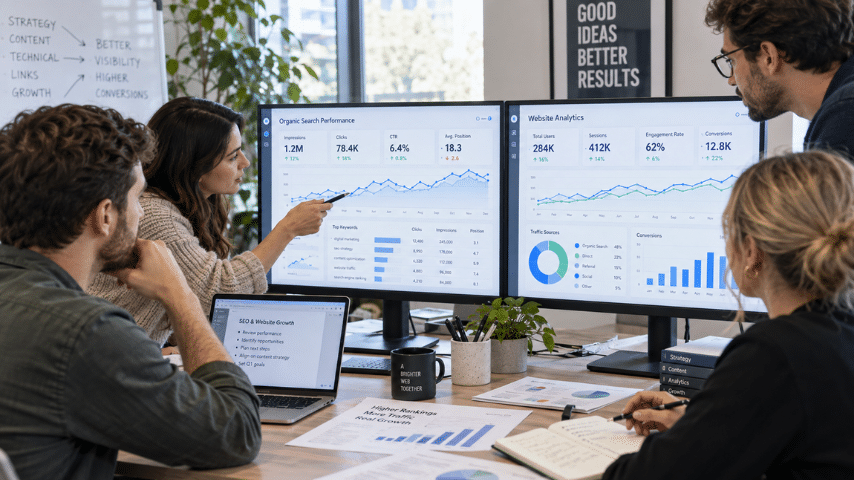 Compare Google Analytics vs Google Search Console, learn what each tool measures, and see how to use both together to improve SEO.